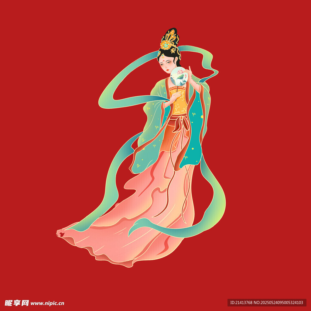 飛天神女 靈動飄逸之姿