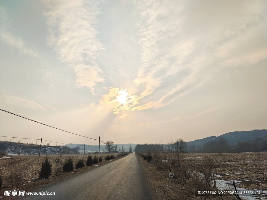 冬日公路美景