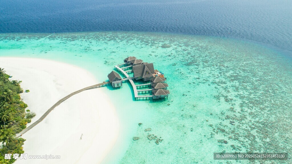 水上度假屋美景