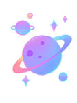 夢幻星球插畫