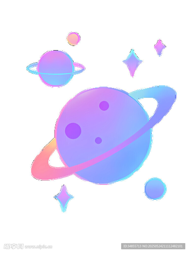 夢幻星球插畫