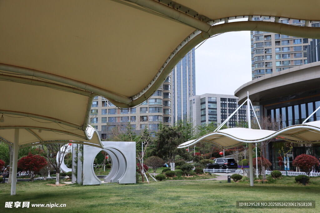 戶外休閑遮陽景觀場地