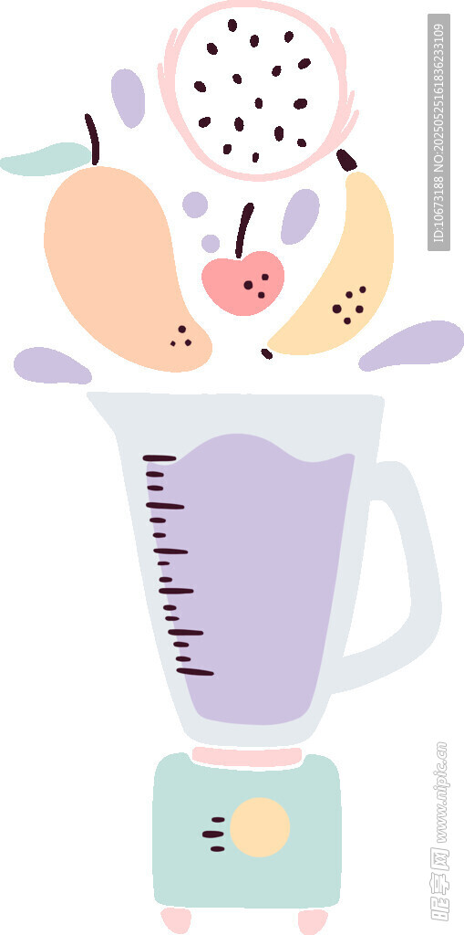 水果入榨汁機準備制作飲品