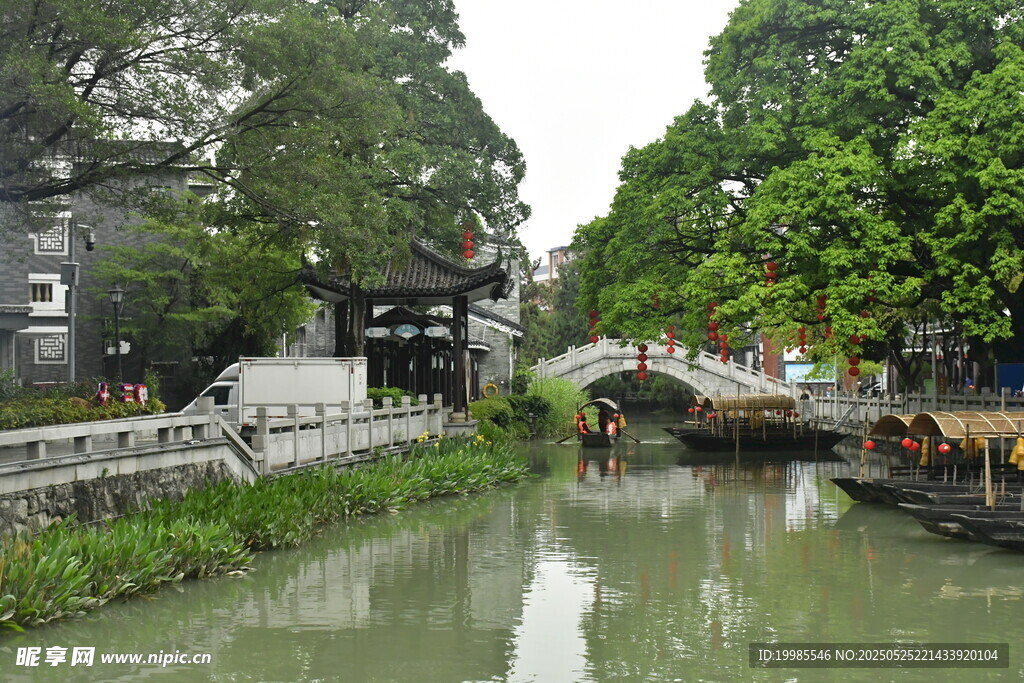 江南水鄉(xiāng)風(fēng)景小橋