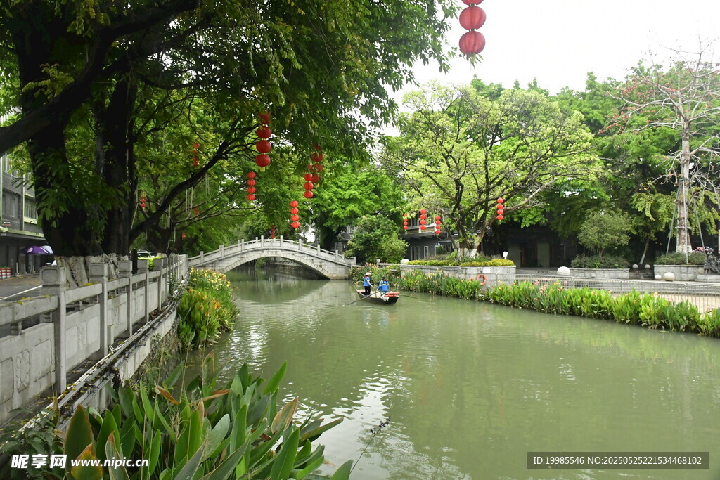 江南水鄉古建小橋流水
