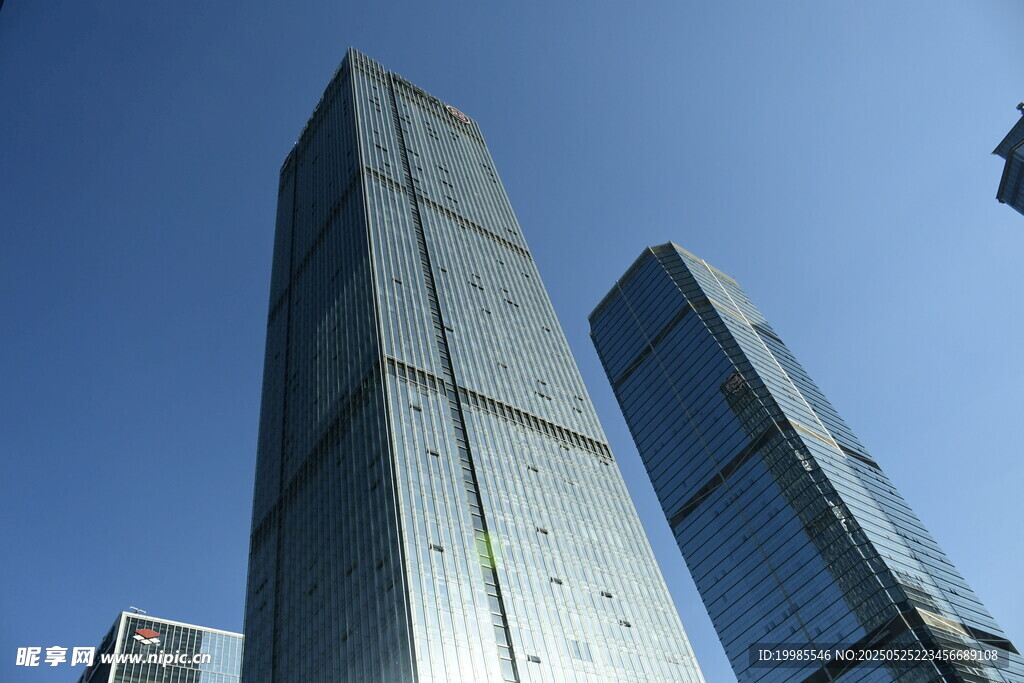高層建筑寫字樓模特大樓