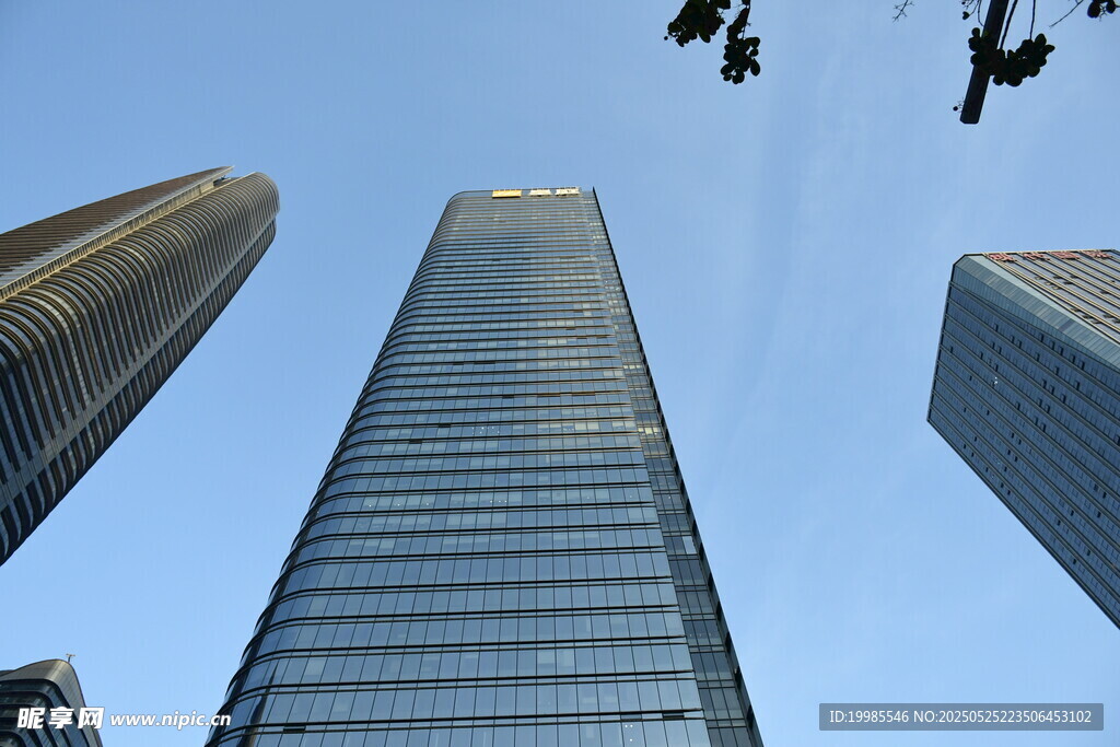 高層建筑寫字樓模特大樓
