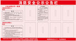 消防安全公示欄