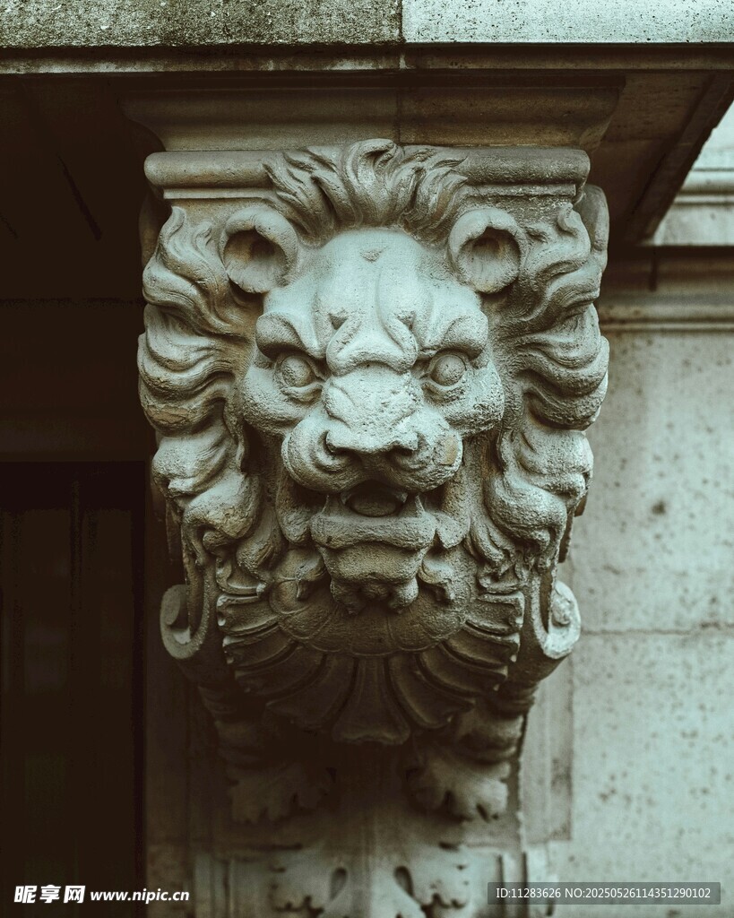 石獅子雕刻細節(jié)