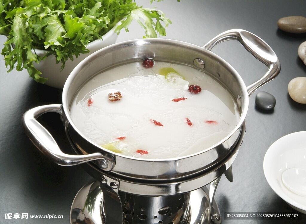 熱氣騰騰的美味養生湯鍋