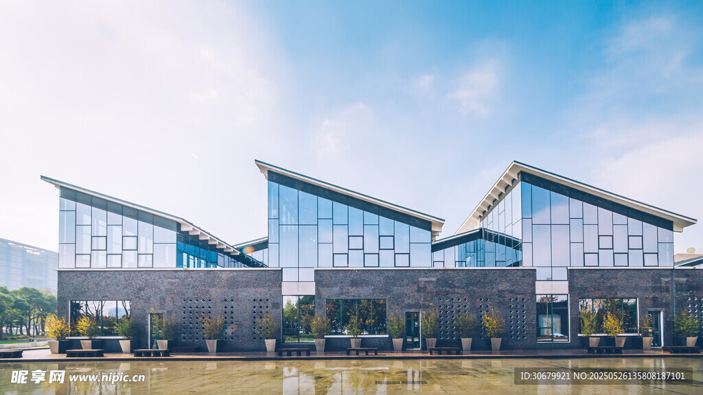 現代風格的獨特建筑群