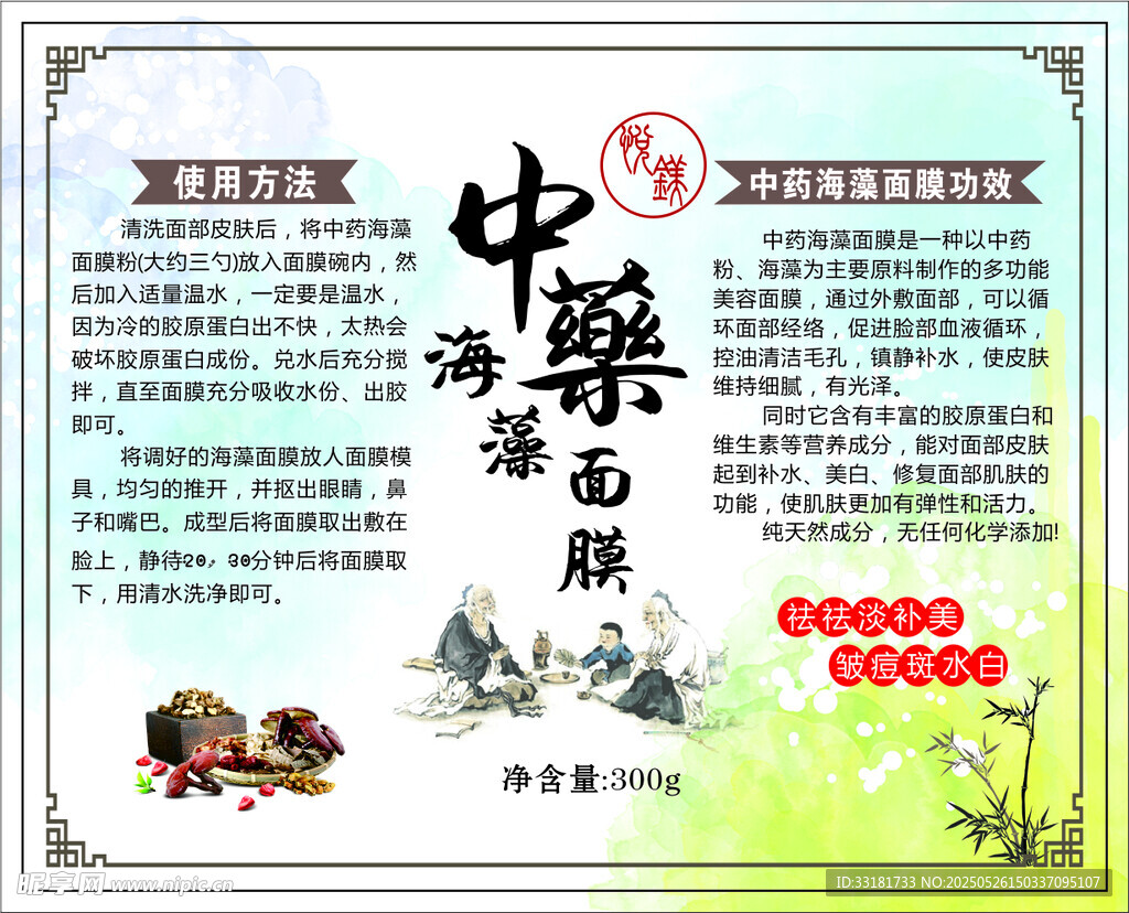 中藥文化宣傳海報