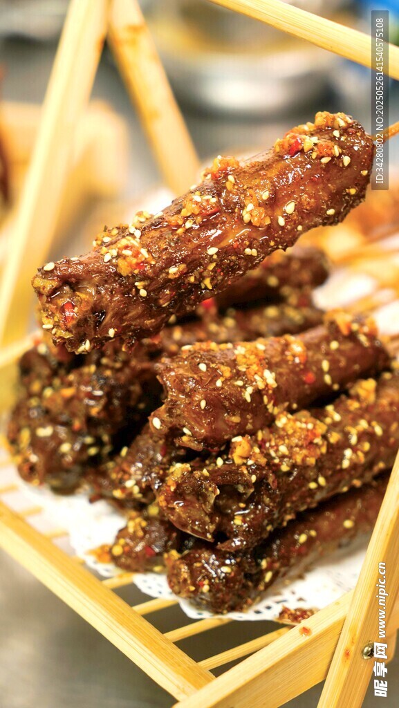 香酥芝麻烤肉串