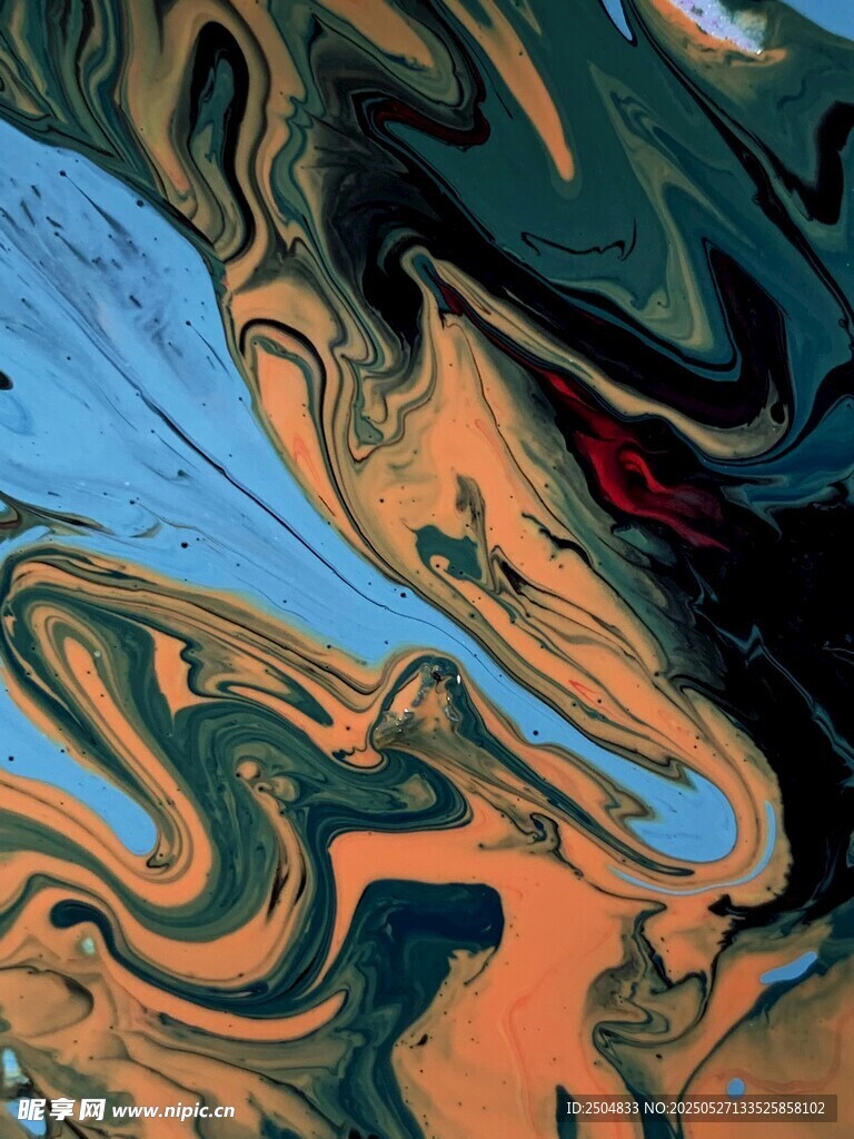 抽象流體藝術紋理圖案