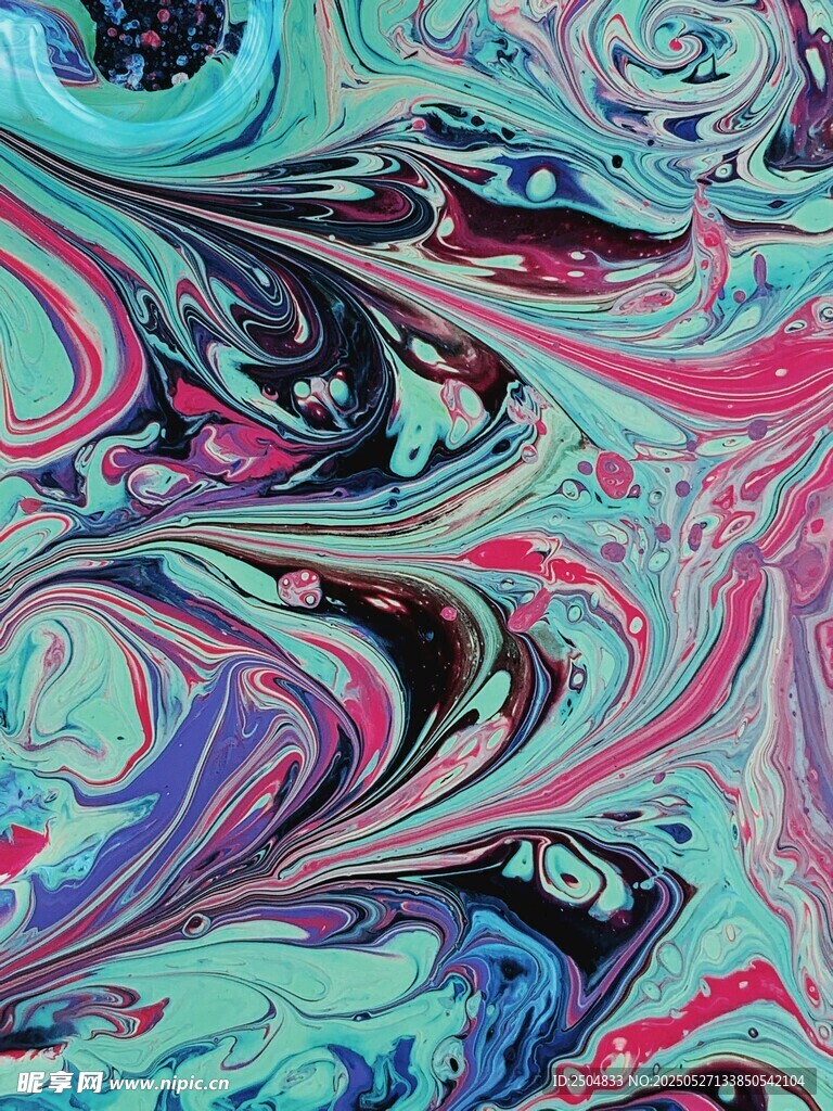 夢幻流體藝術紋理圖案