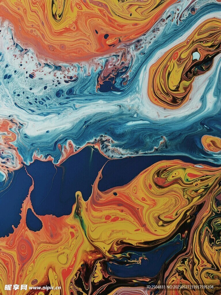 抽象流體藝術圖案紋理