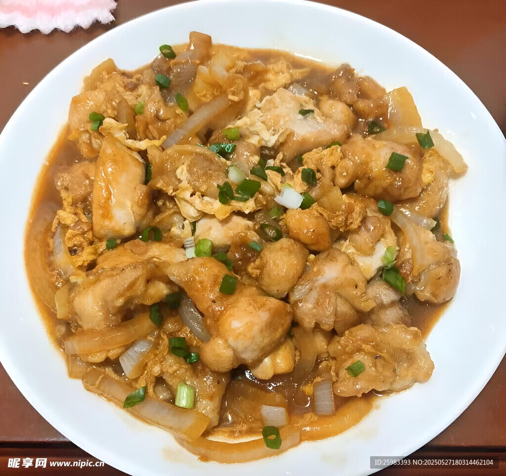 蔥香炒雞肉
