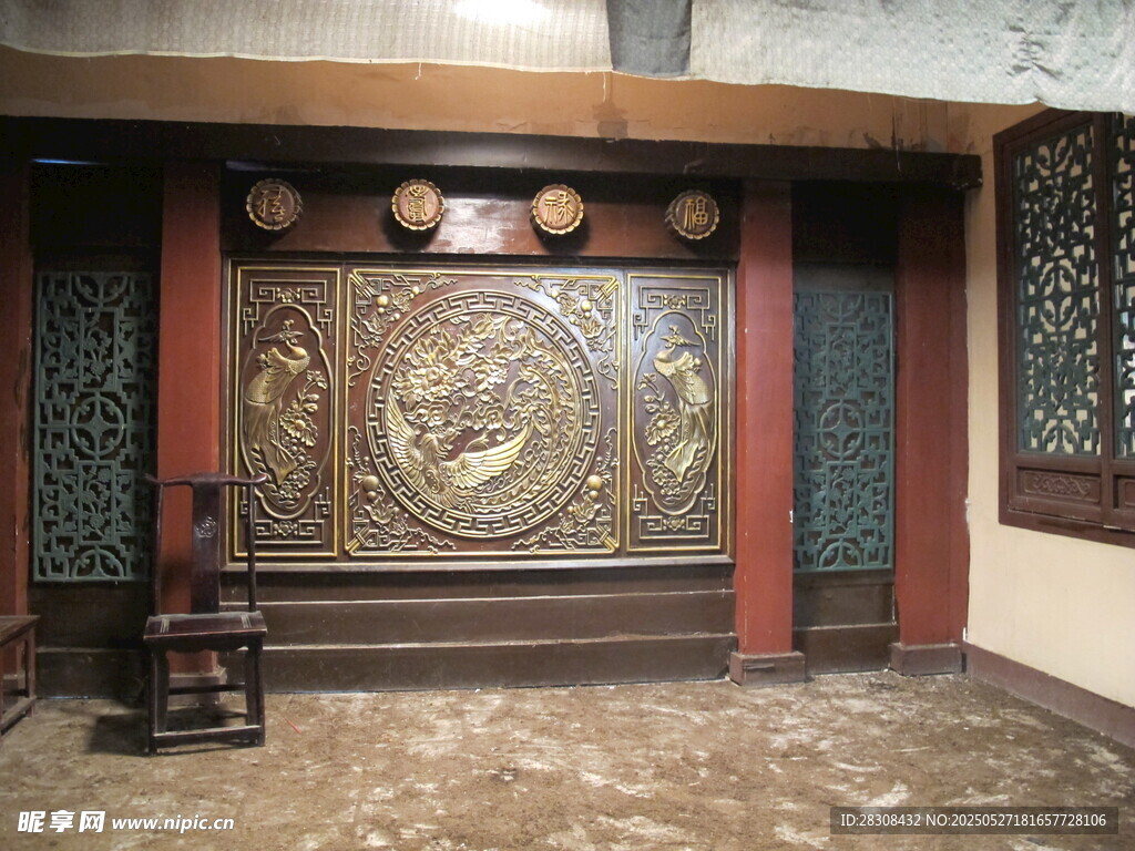 中式古典廳堂裝飾景觀