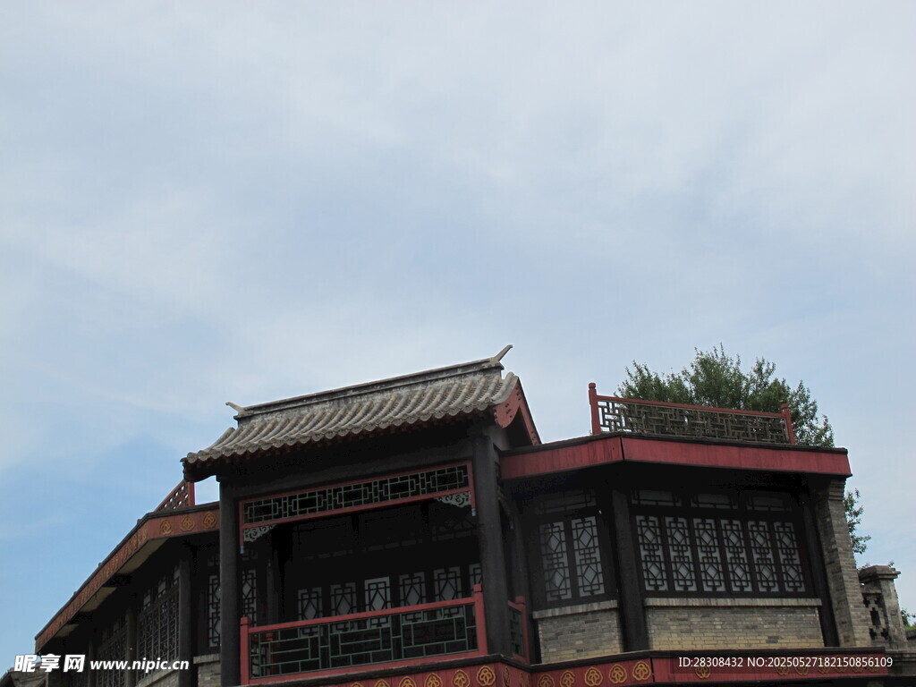 中式古建筑一角