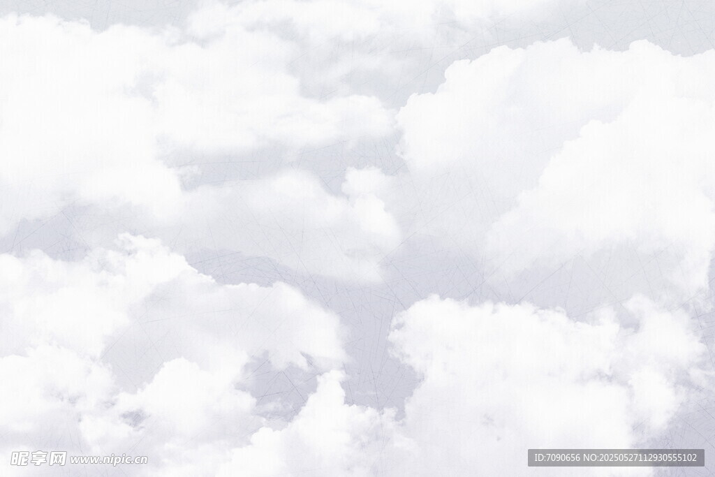 夢幻白云天空景象