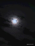 月色烏云夜景