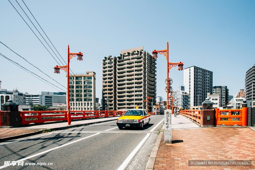 城市道路施工場景