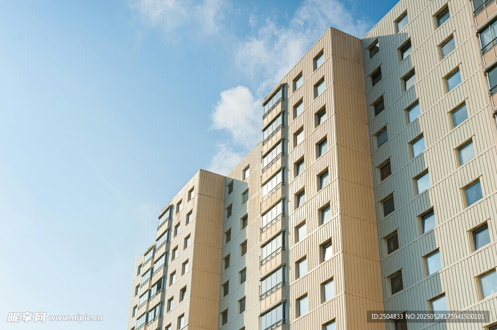 現(xiàn)代高層住宅樓外觀