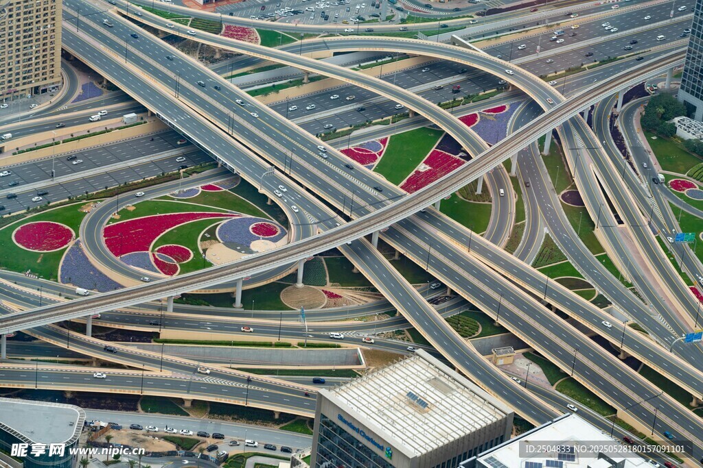 城市立體交通復雜立交橋