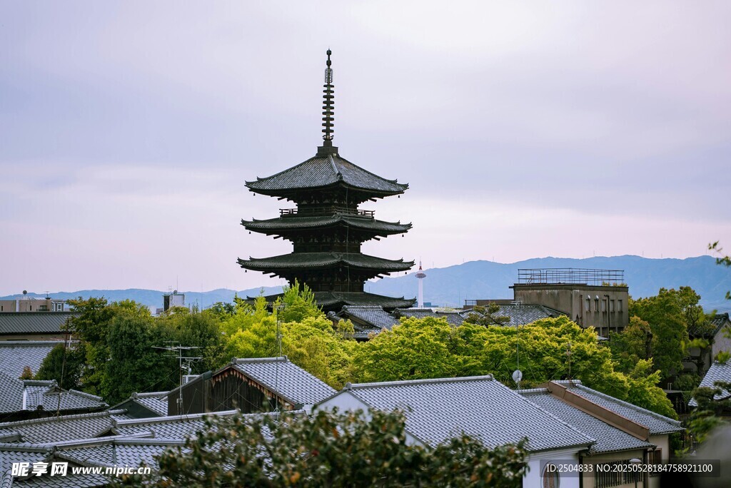 日本傳統塔樓景觀
