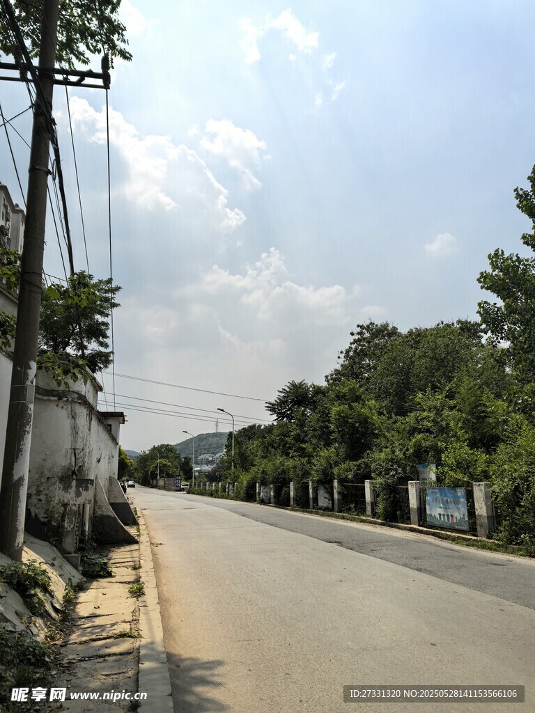 鄉村寧靜道路風景