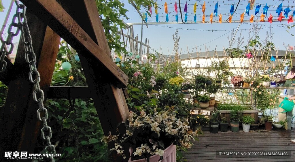 戶外休閑花園景觀一角