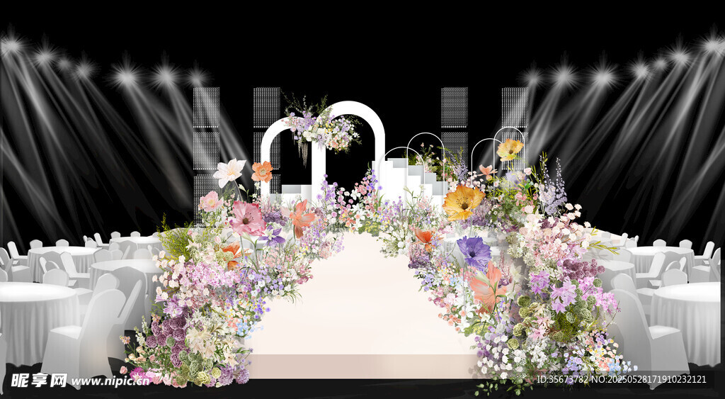 韓式花園風格婚禮