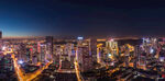 璀璨都市夜景俯瞰圖