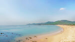 美麗海濱沙灘風景圖