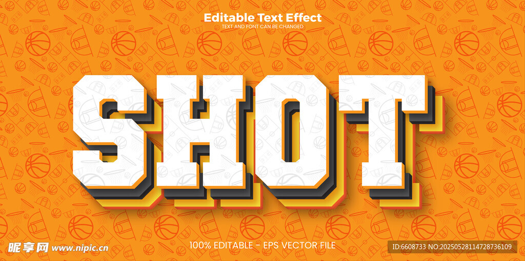 橙色背景上醒目的SHOT字樣