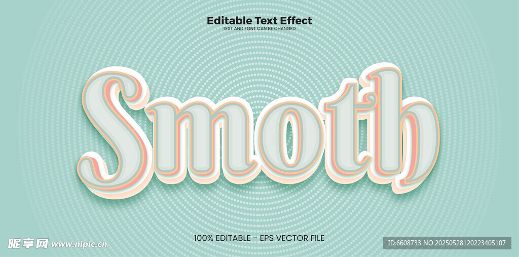 柔和字體展示Smooth