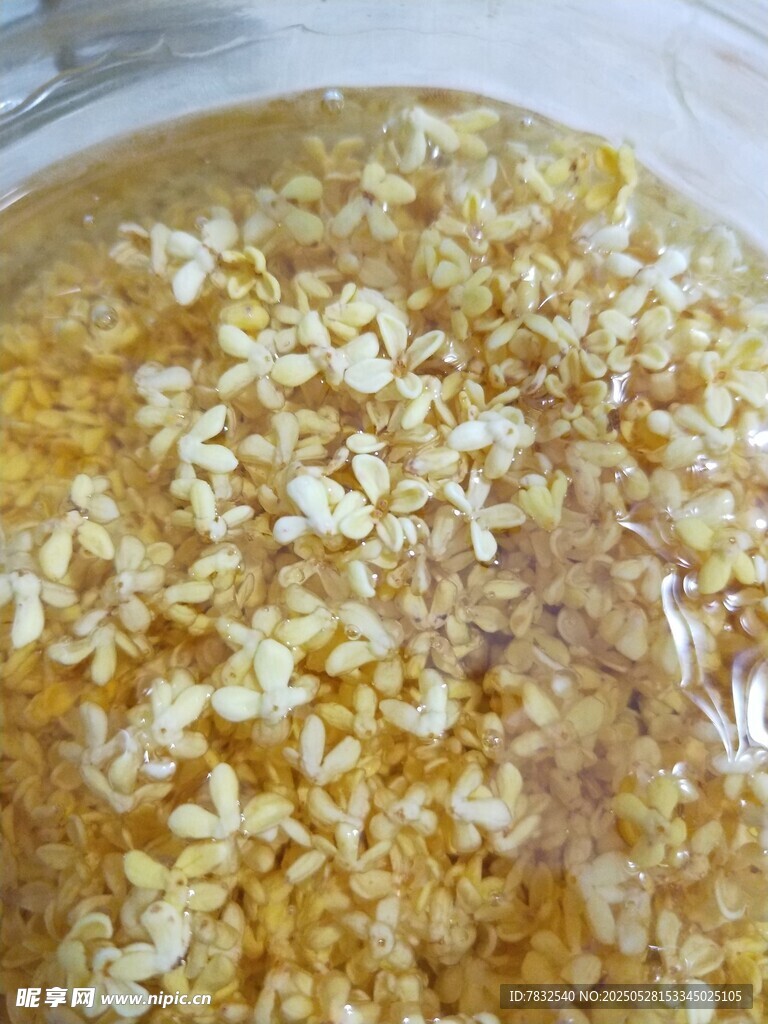 浸泡在蜂蜜里桂花