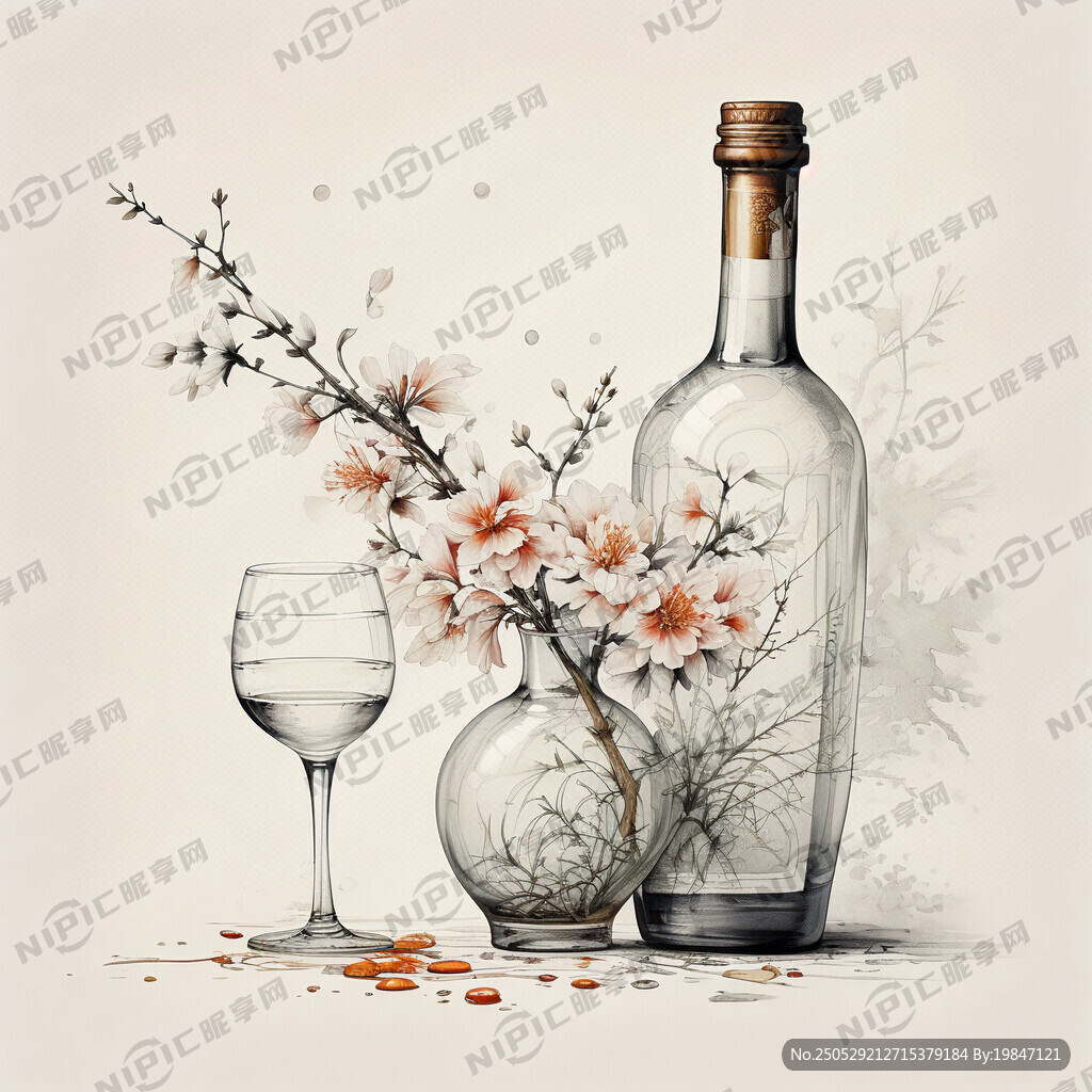 開酒瓶 酒水四射的圖片