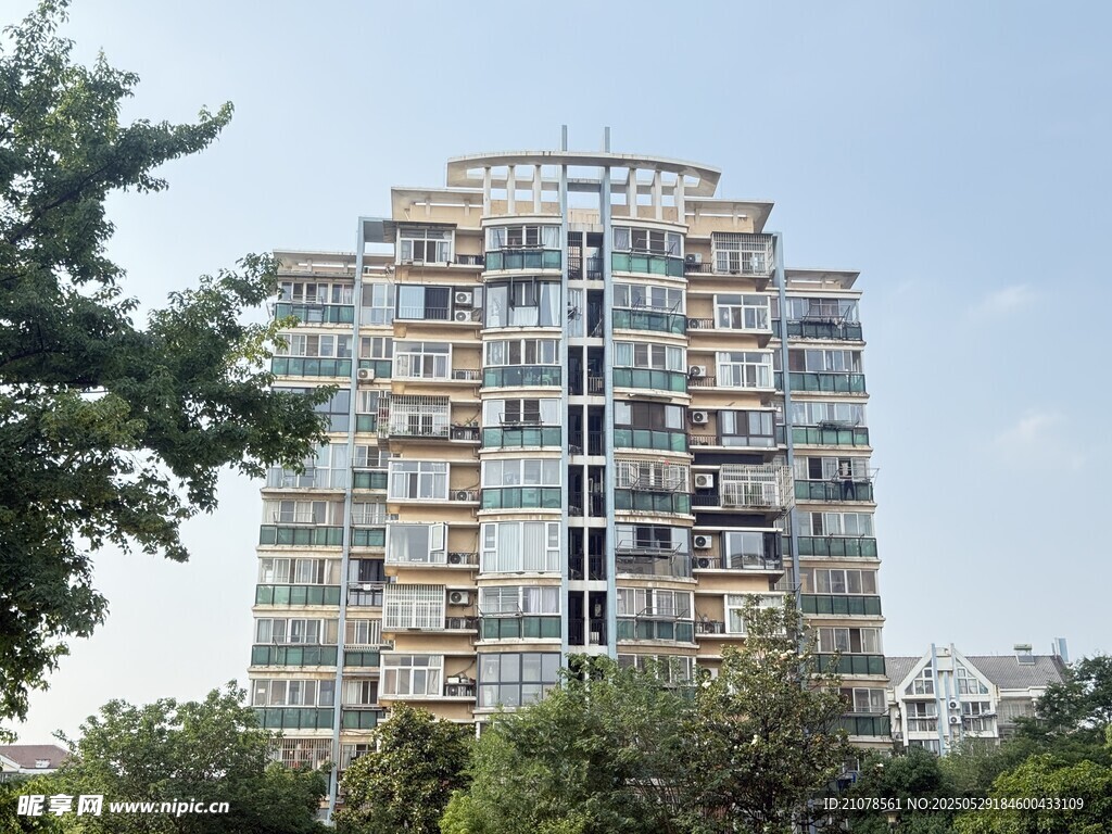 現代高層住宅外觀景觀