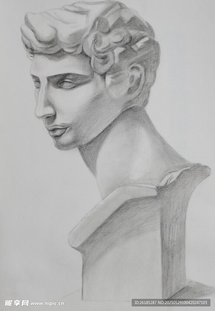 石膏體素描人物大衛(wèi)