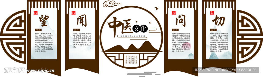 中式傳統(tǒng)風(fēng)格設(shè)計展示望聞問切