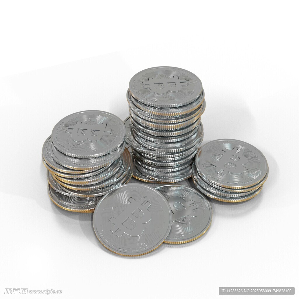 堆疊的金屬硬幣