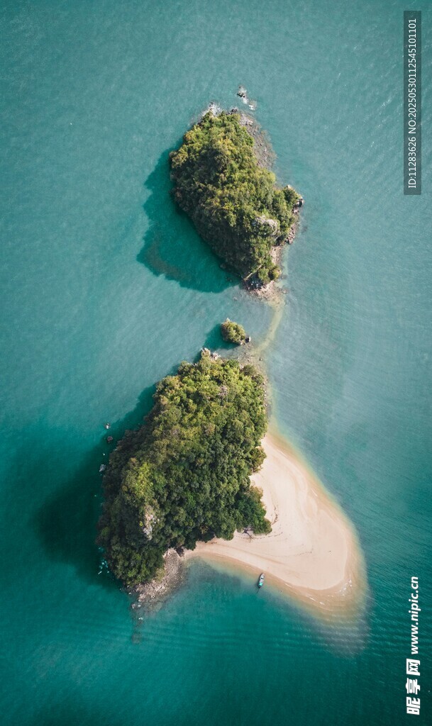 海上雙島美景