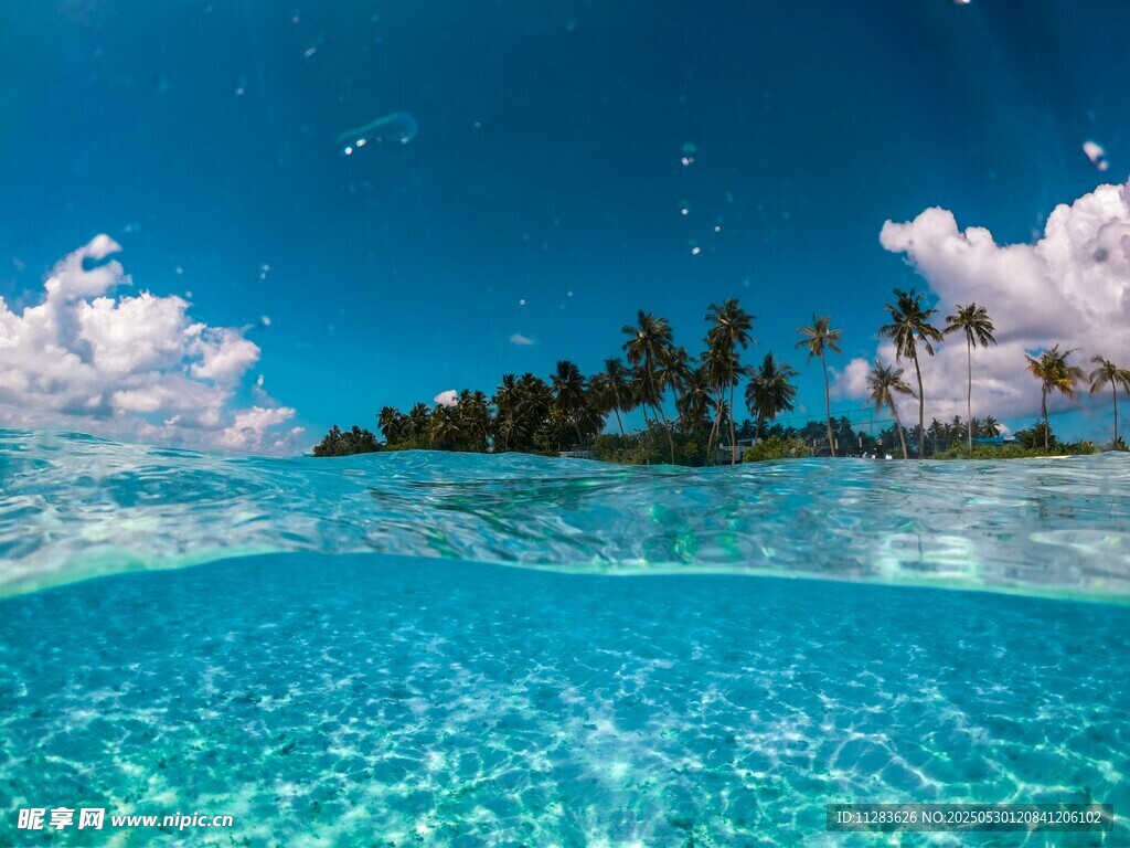 夢幻海島水下與水上美景