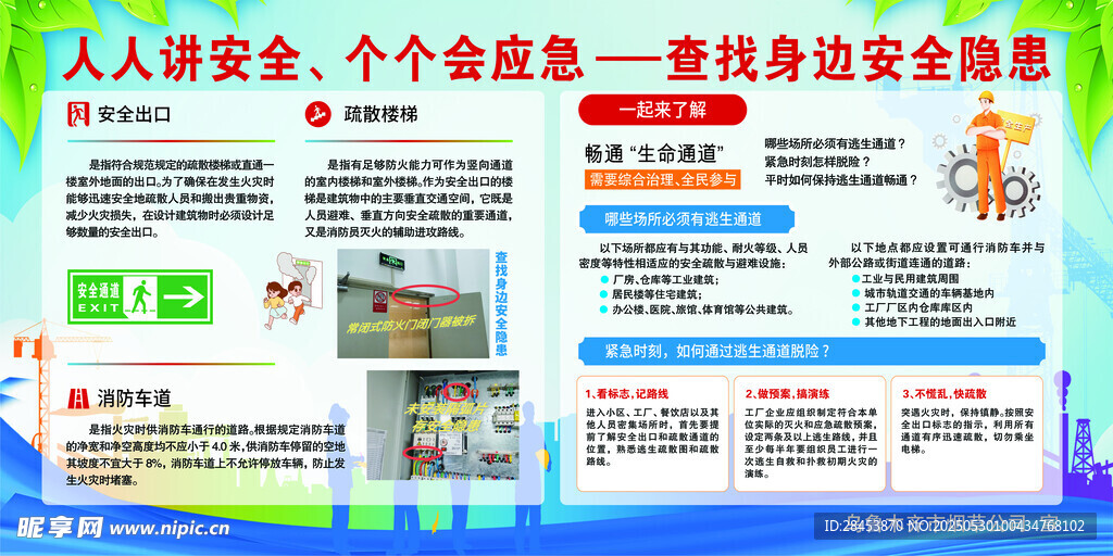 2025年安全月展板