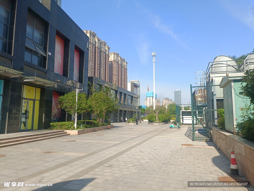 城市街道現代建筑景觀