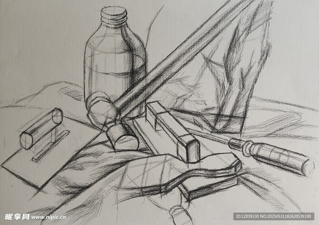 素描靜物結構