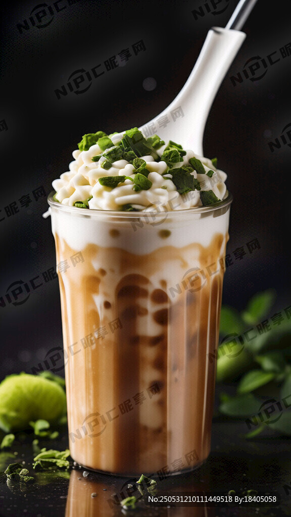 抹茶珍珠奶茶 不需要奶蓋