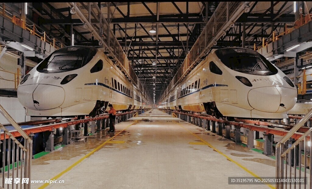 飛機制造車間內景展示