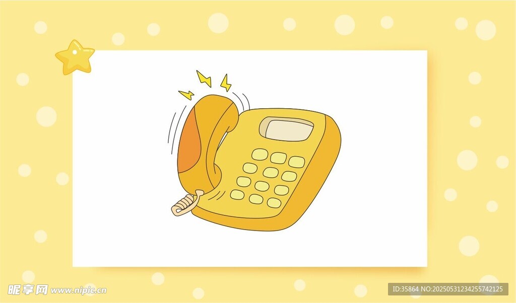 簡約風格手機插畫